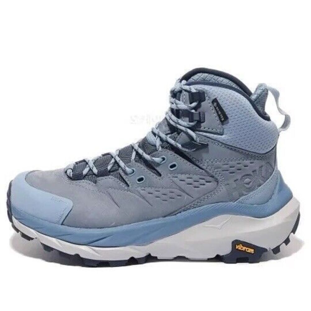 Hoka One One Kaha 2 GTX Hiking Shoes Womens 7 Coastal Blue Shade 1123156 MSHM